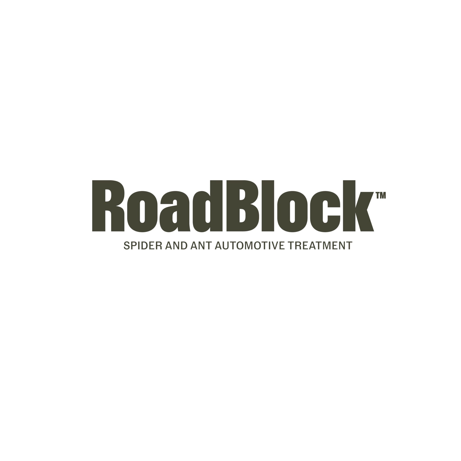 roadblock spray logo on a white background